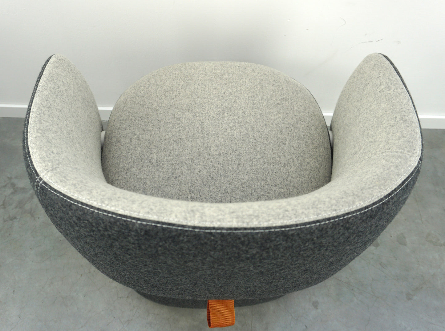 Haworth Openest Chick Poef | Fauteuil | Grijs gemêleerd