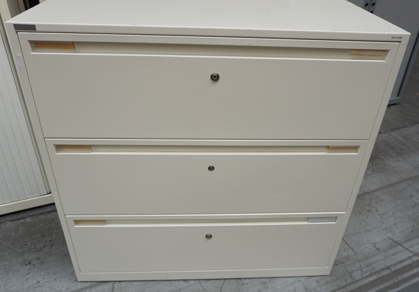 Triumph Ladekast | Archiefkast | 97,5 x 100 x 47 cm | Crème Wit