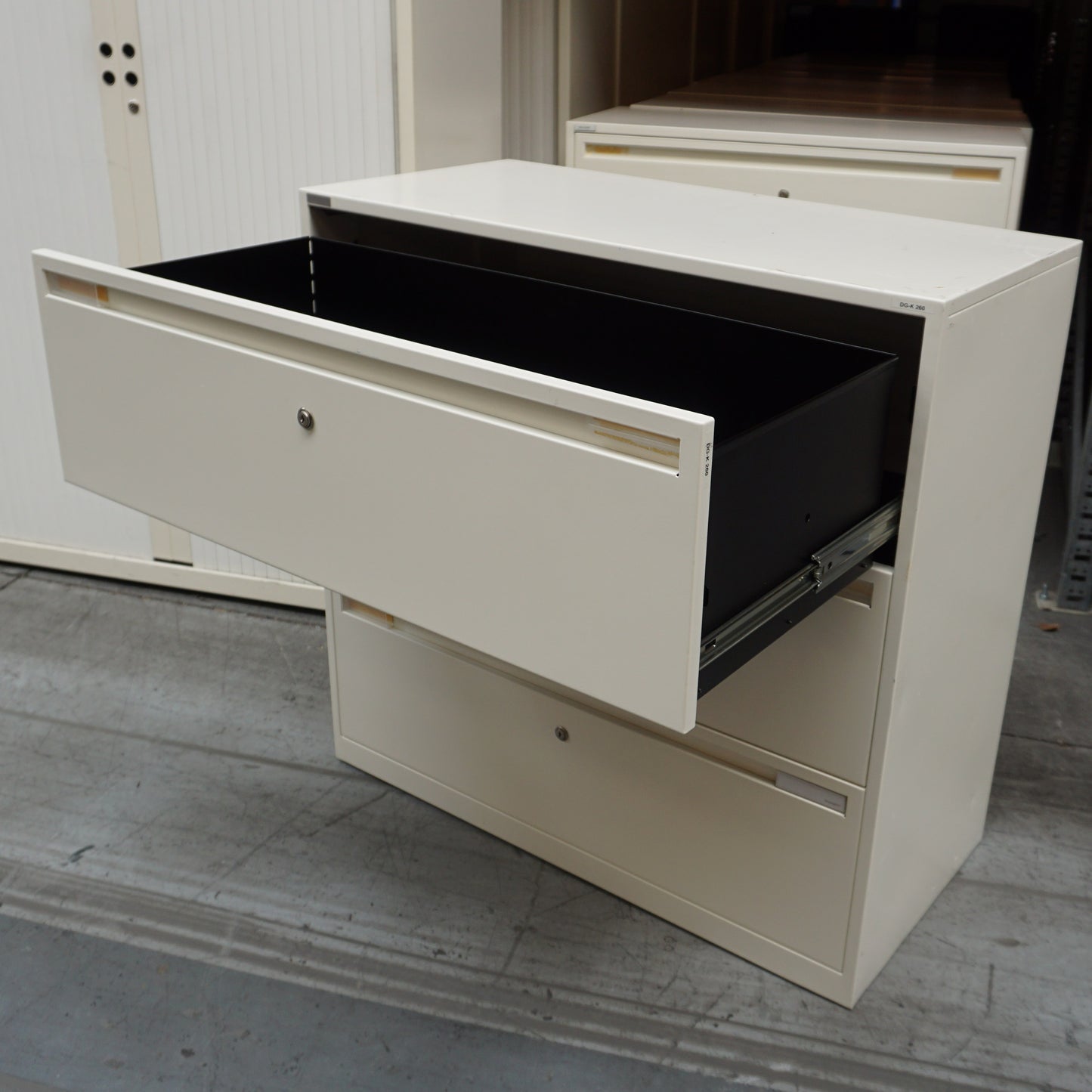 Triumph Ladekast | Archiefkast | 97,5 x 100 x 47 cm | Crème Wit