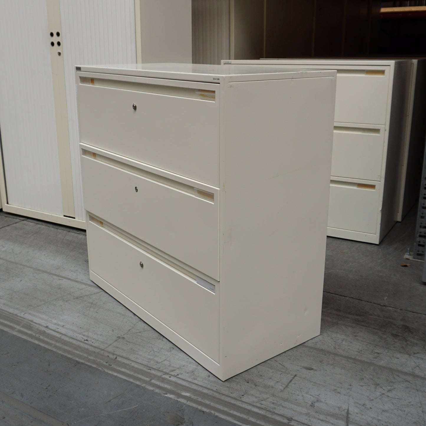 Triumph Ladekast | Archiefkast | 97,5 x 100 x 47 cm | Crème Wit