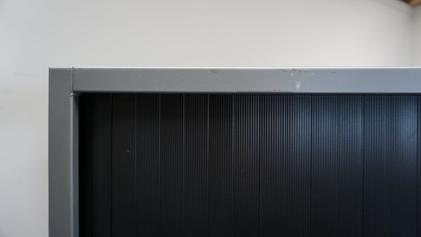 Ahrend Roldeurkast | Archiefkast | 195 x 120 x 45 cm | Zilvergrijs / Zwart