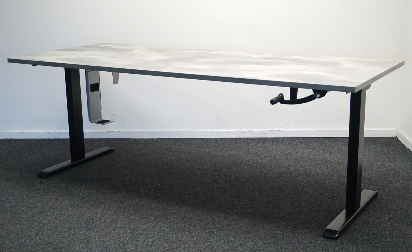 WPD Zit-sta Slingerbureau type Lizzie | 200 x 80 cm | 72 - 120 cm