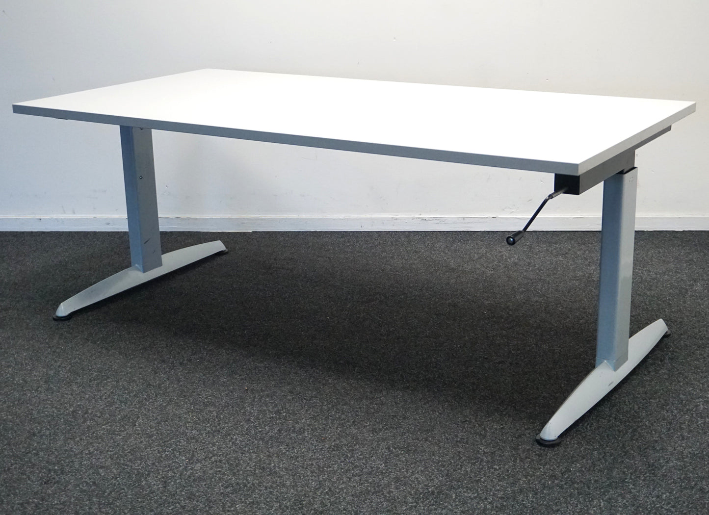 Zwartwoud Zettoe Slingerbureau | 160 x 80 cm | 62 - 83 cm