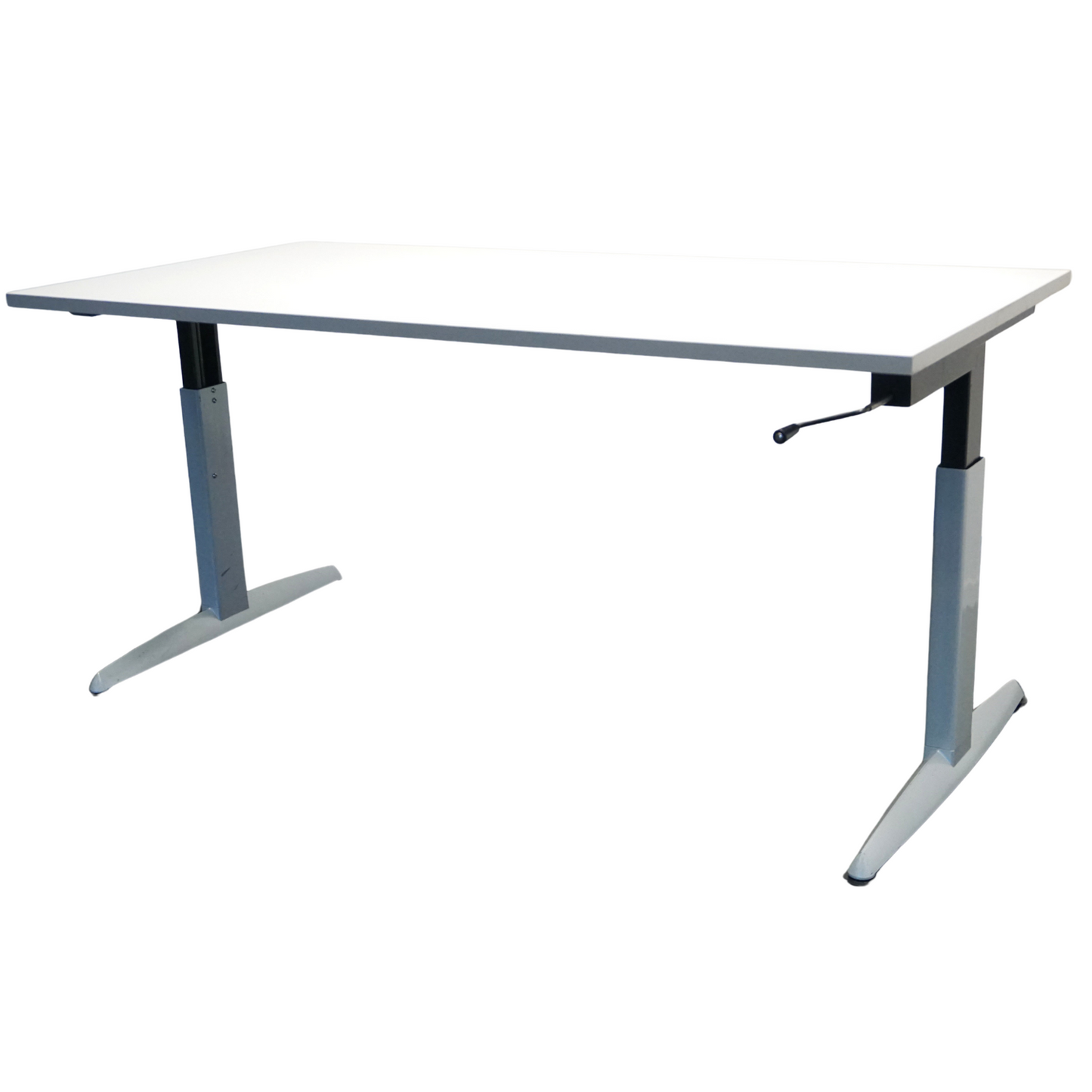 Zwartwoud Zettoe Slingerbureau | 160 x 80 cm | 62 - 83 cm