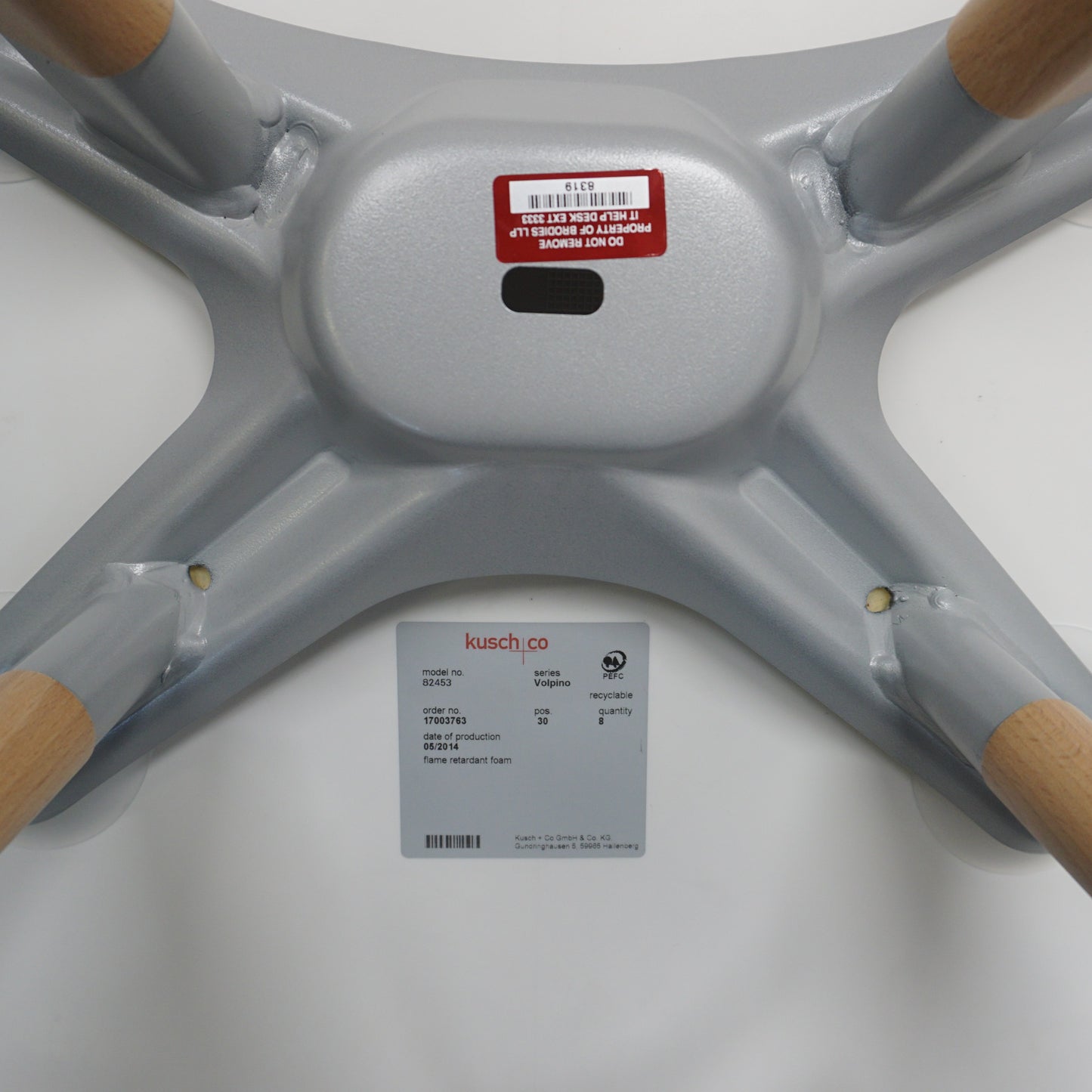 Kusch+Co Volpino Vergaderstoel | Blauw