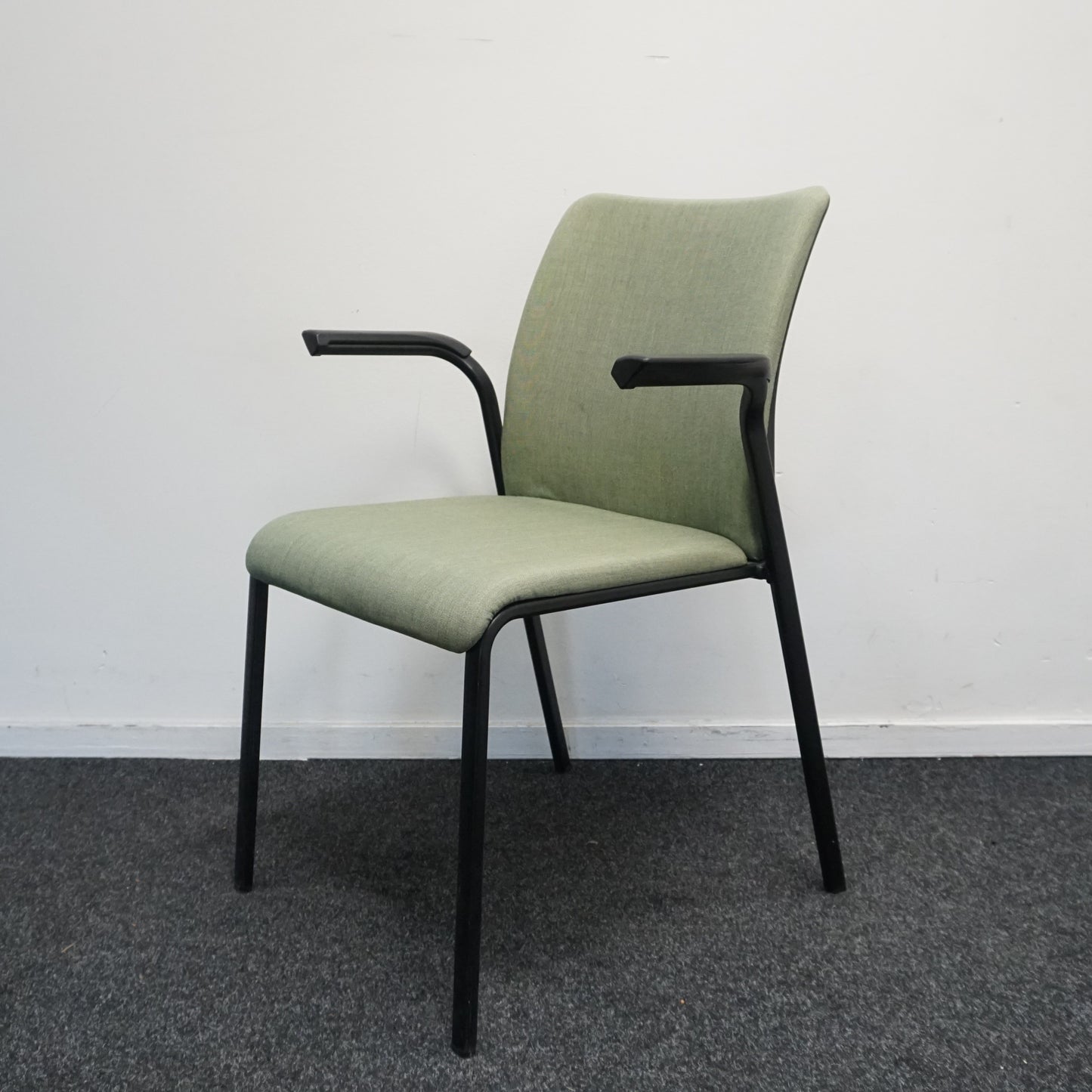 Steelcase Eastside Vergaderstoel | Groen / Zwart