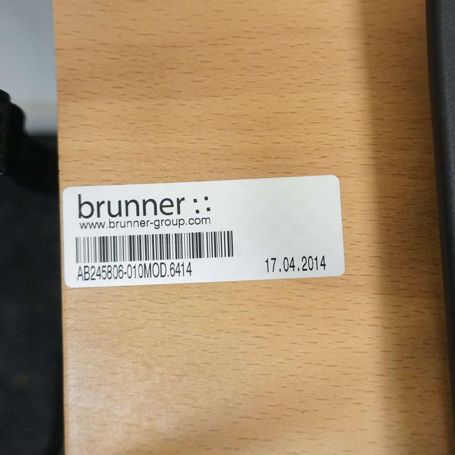 Brunner Vergaderstoel | Stof | Hout | Grijs