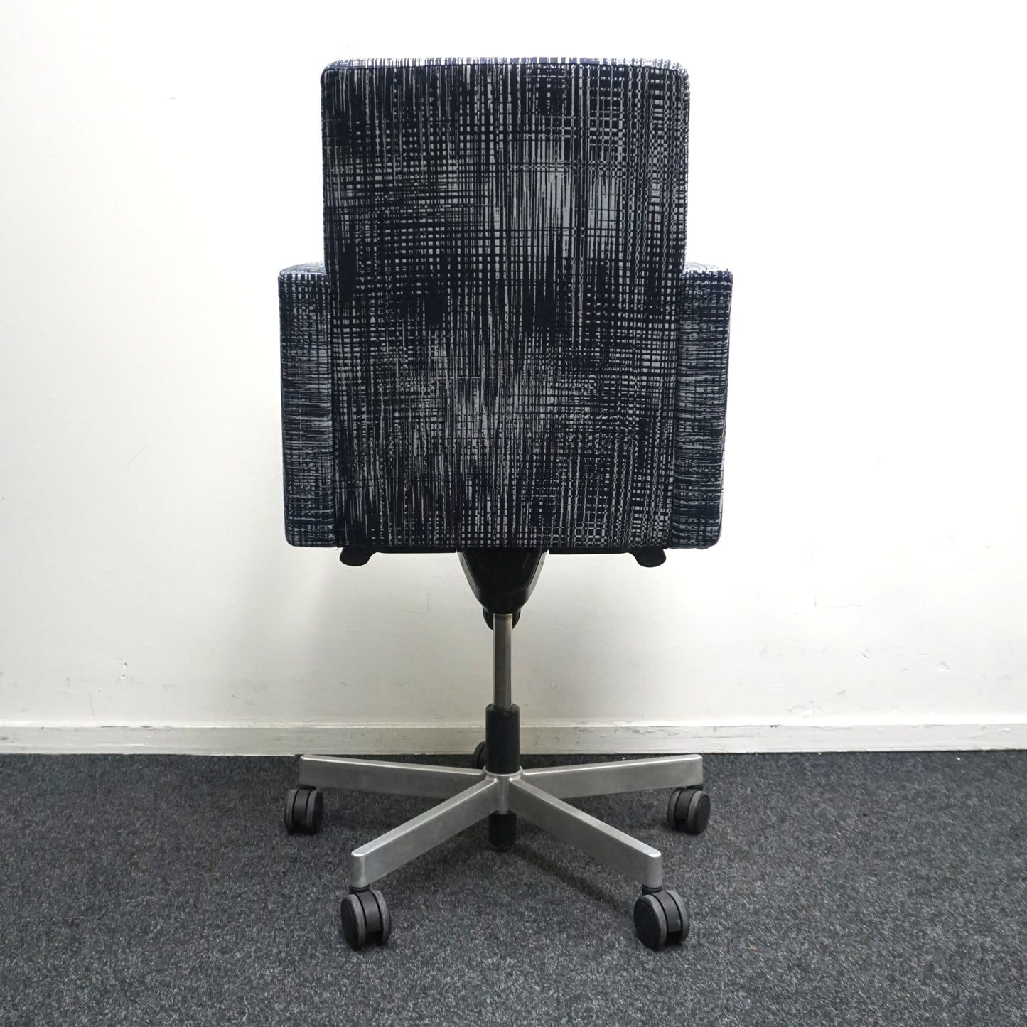 Cowerk Kluptoo Shoot Vergaderstoel | Blauw / Wit Motief