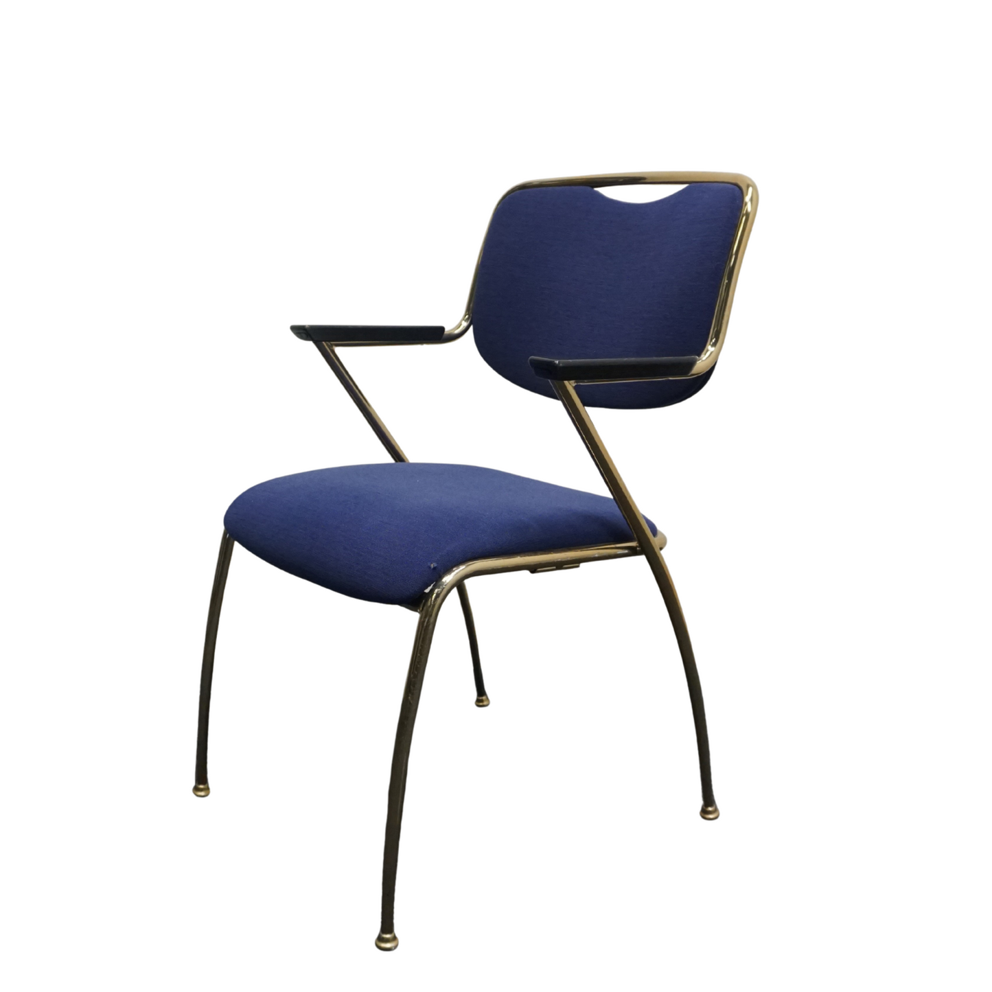 Brunner Francesco Zaccone Design Stoel | Blauw / Goud