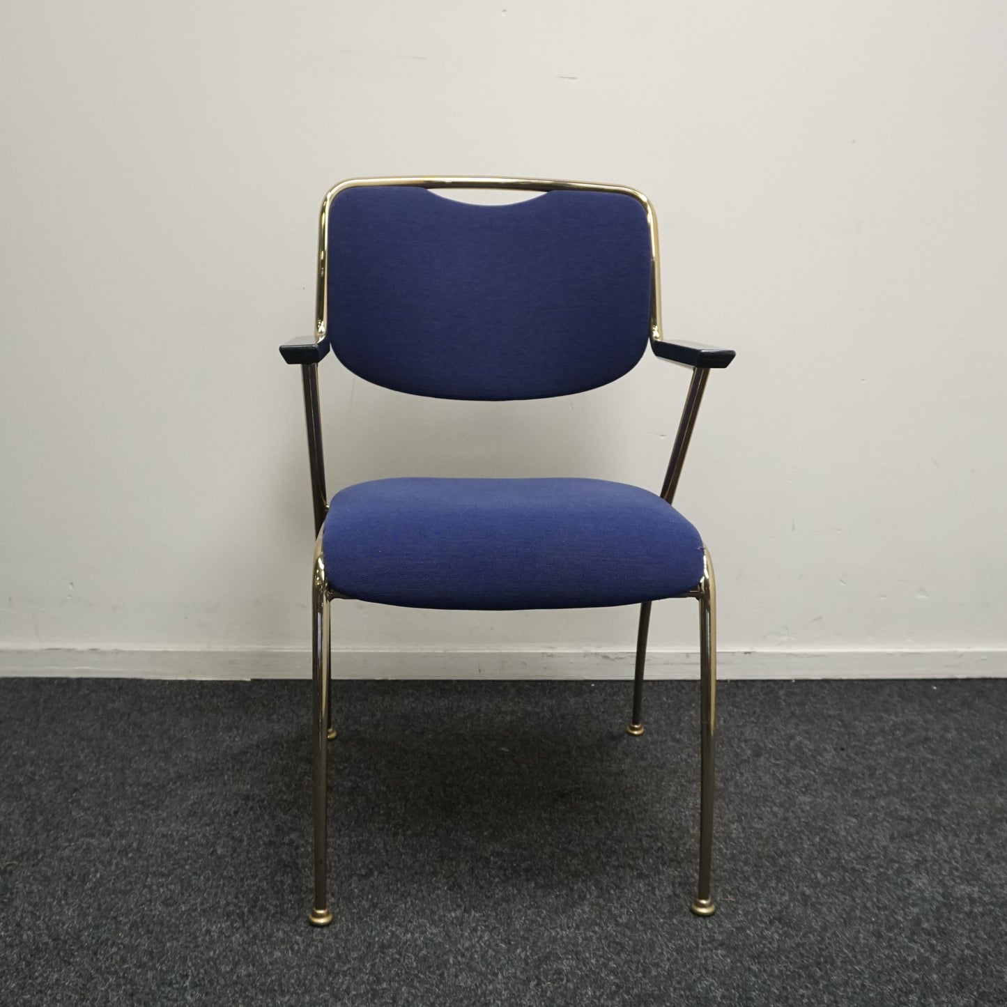 Brunner Francesco Zaccone Design Stoel | Blauw / Goud