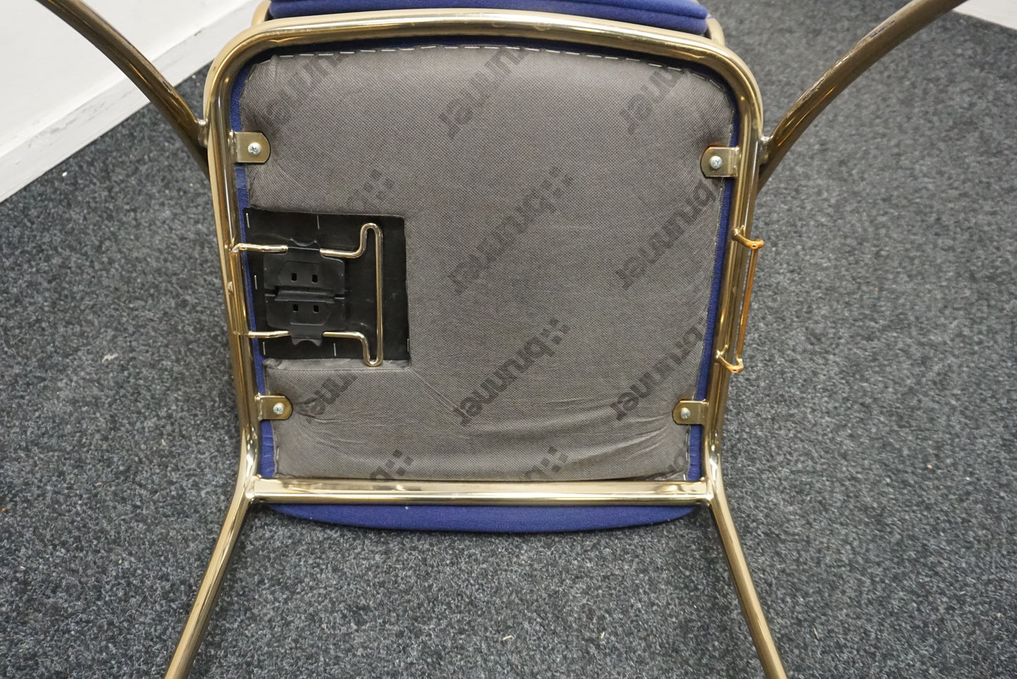 Brunner Francesco Zaccone Design Stoel | Blauw / Goud