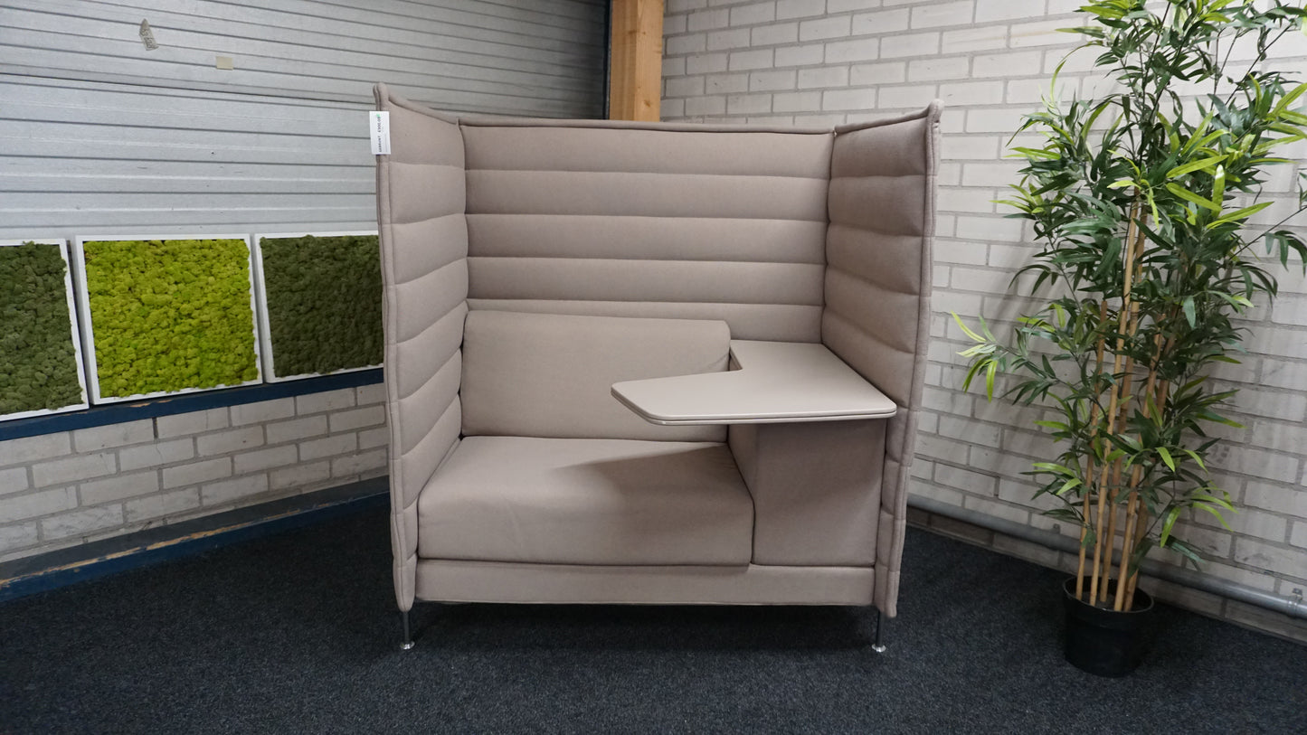 Vitra Alcove Highback Work Design Bank | Akoestische Bank | Beige