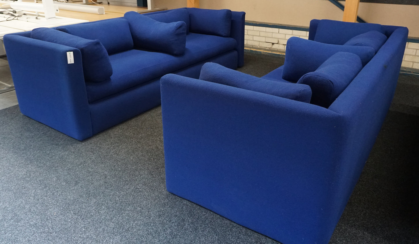 HAY Hackney Design Bank | 3-Zits | Blauw