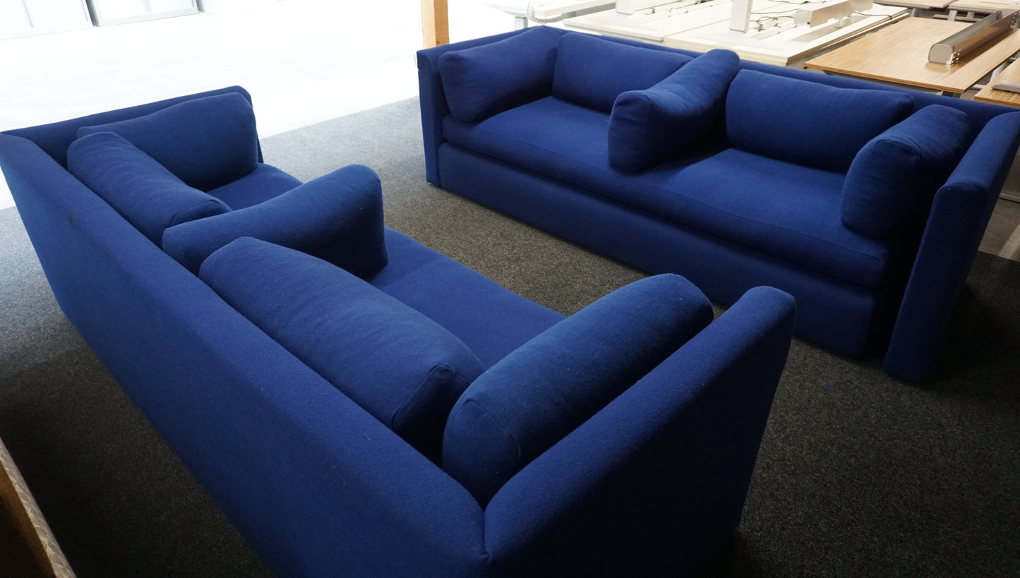 HAY Hackney Design Bank | 3-Zits | Blauw