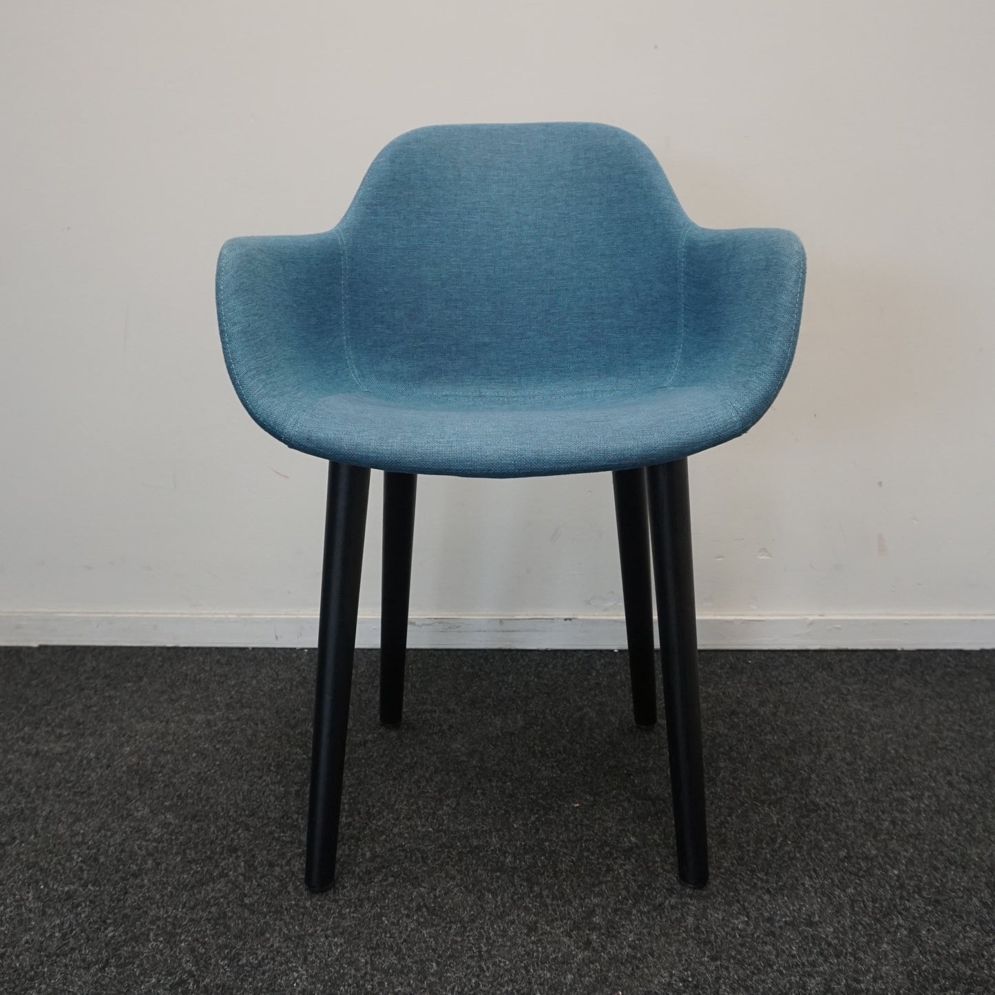 Crassevig Pola Round Vergaderstoel | Blauw