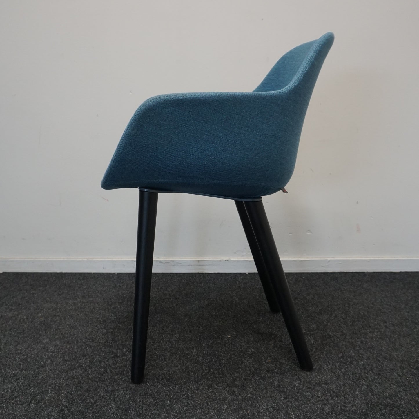 Crassevig Pola Round Vergaderstoel | Blauw