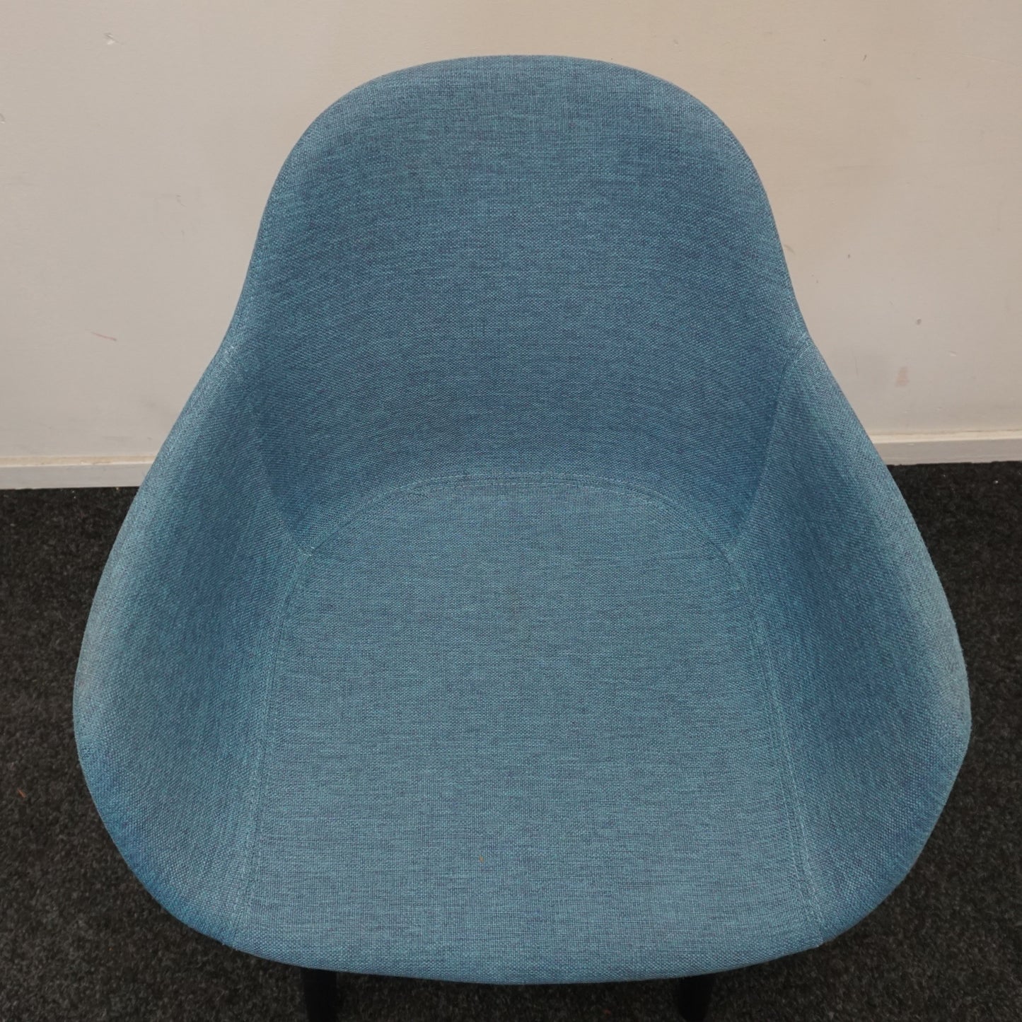 Crassevig Pola Round Vergaderstoel | Blauw