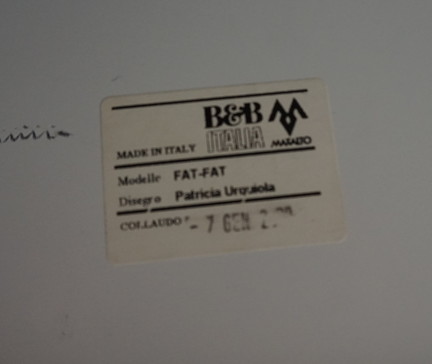 B&B Italia Fat-Fat Design Salontafel | Wit | Ø 92 cm