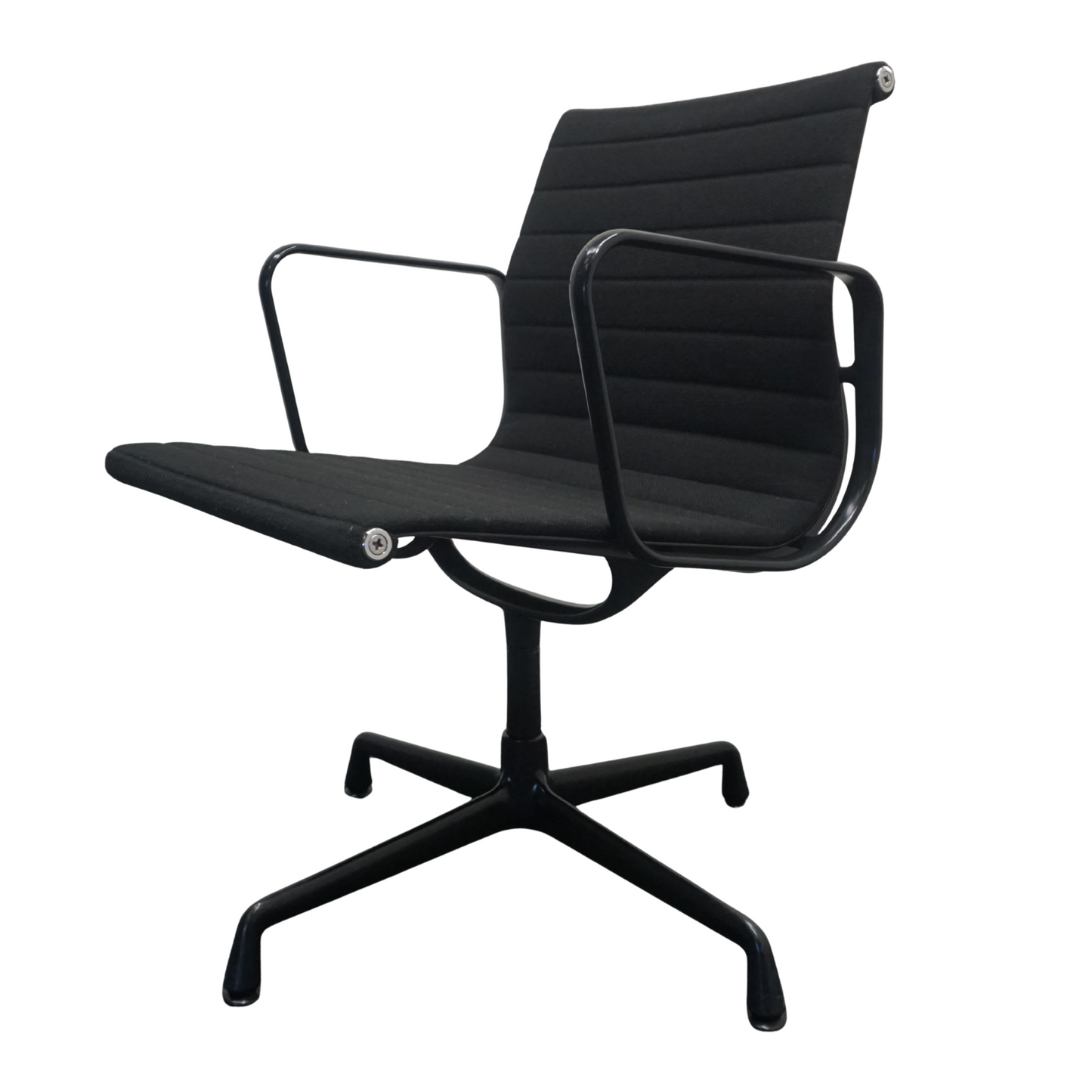 Vitra Eames EA 108 Design Vergaderstoel | Zwart / Zwart | Hopsak