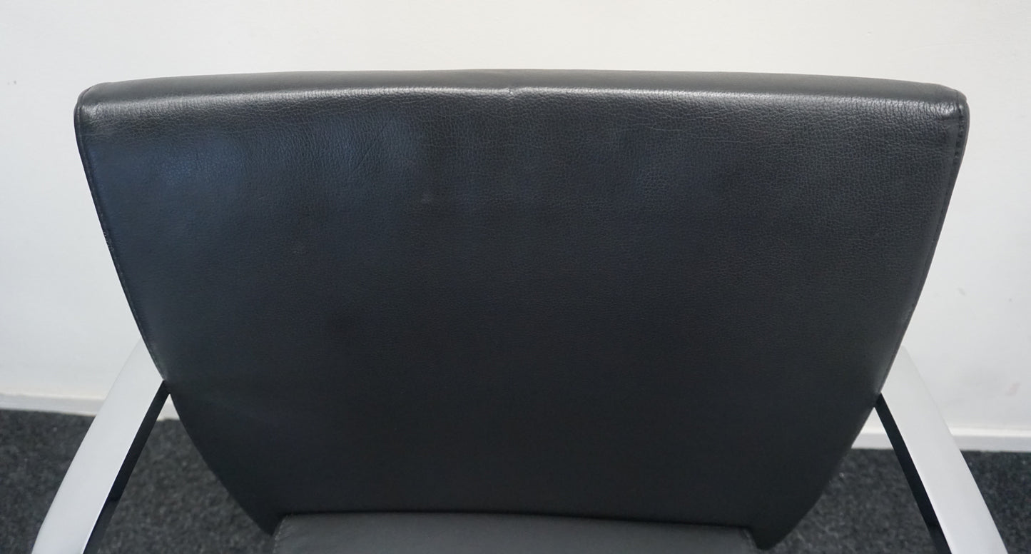 Artifort Prof Design Vergaderstoel | Zwart Leer