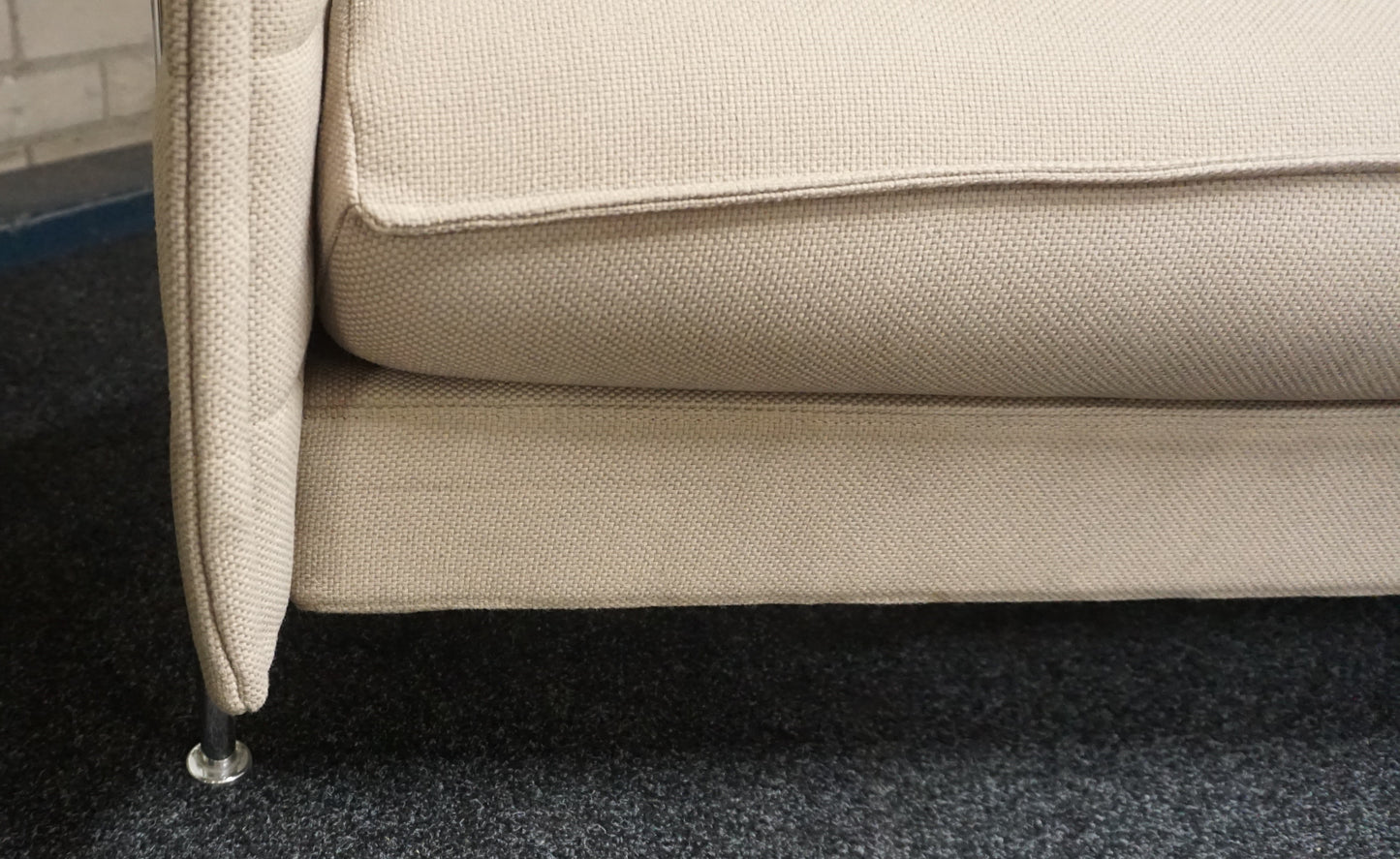 Vitra Alcove Highback Design Bank | Akoestische Bank | 2-zits | Beige