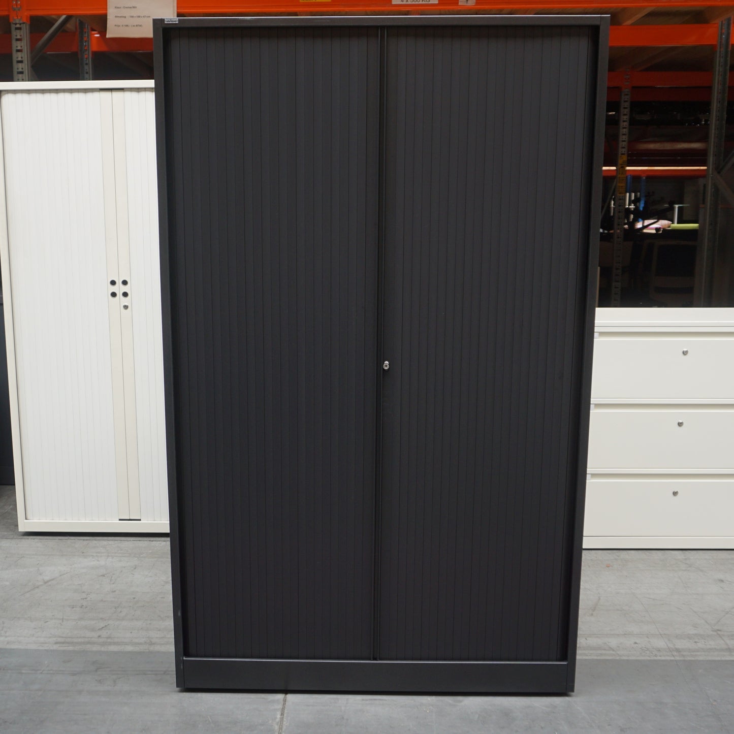 Ahrend Roldeurkast | Archiefkast | 195 x 120 x 45 cm | Zwart