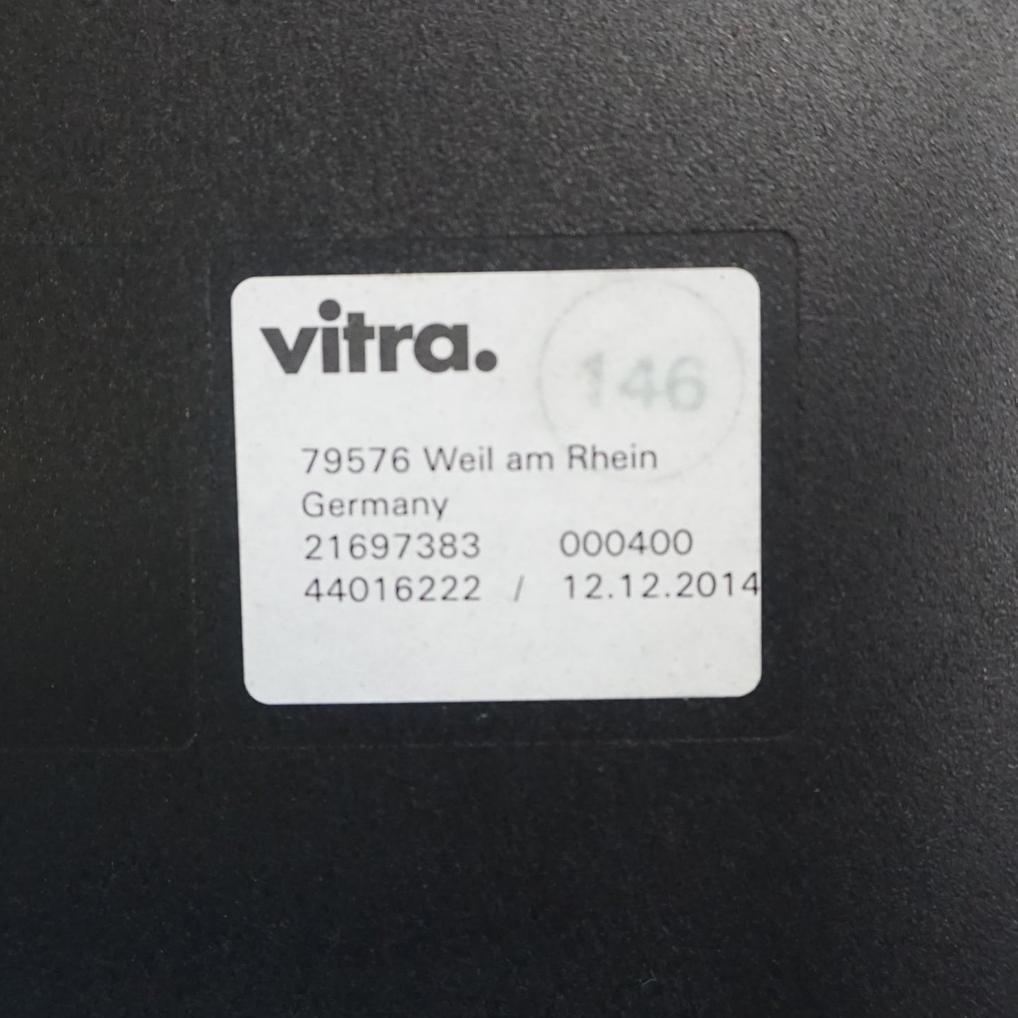 Vitra Eames DAW Design Stoel | Blauw / Zwart
