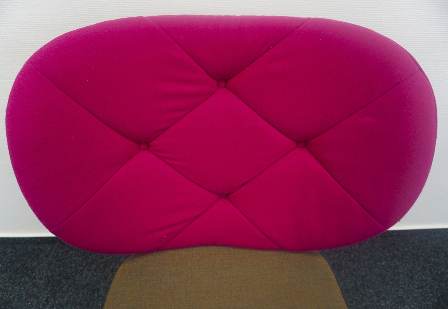 Moroso Klara Schommelstoel | Design Fauteuil | Roze / Bruin