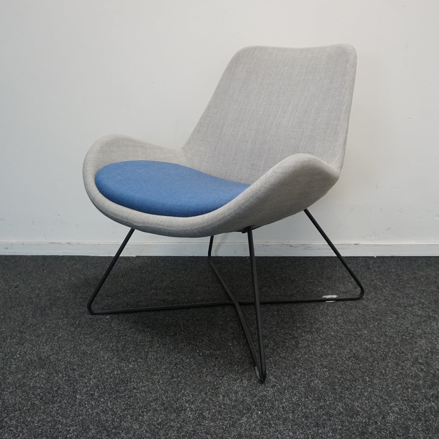 Orangebox Avi-03 Design Fauteuil | Grijs / Blauw