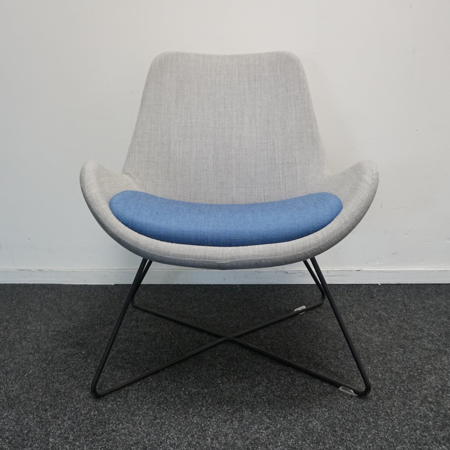 Orangebox Avi-03 Design Fauteuil | Grijs / Blauw