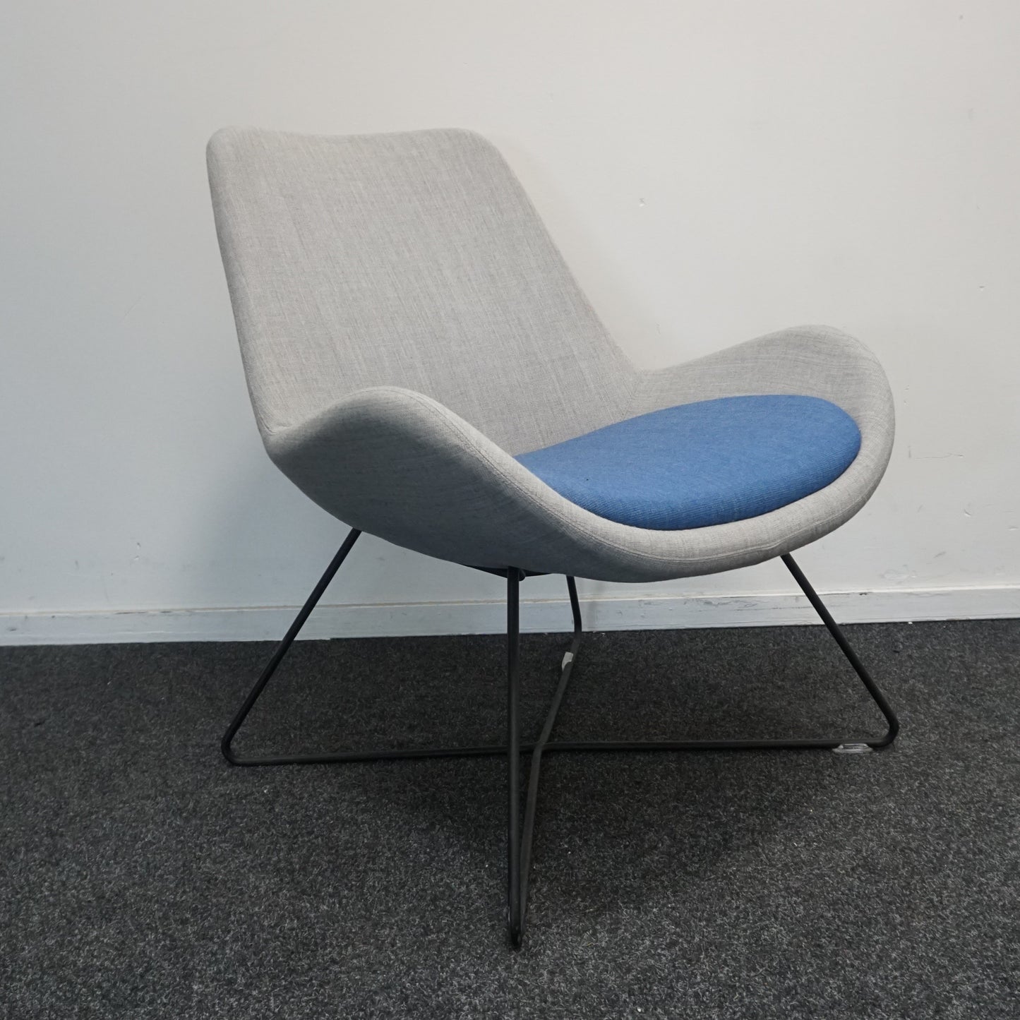 Orangebox Avi-03 Design Fauteuil | Grijs / Blauw