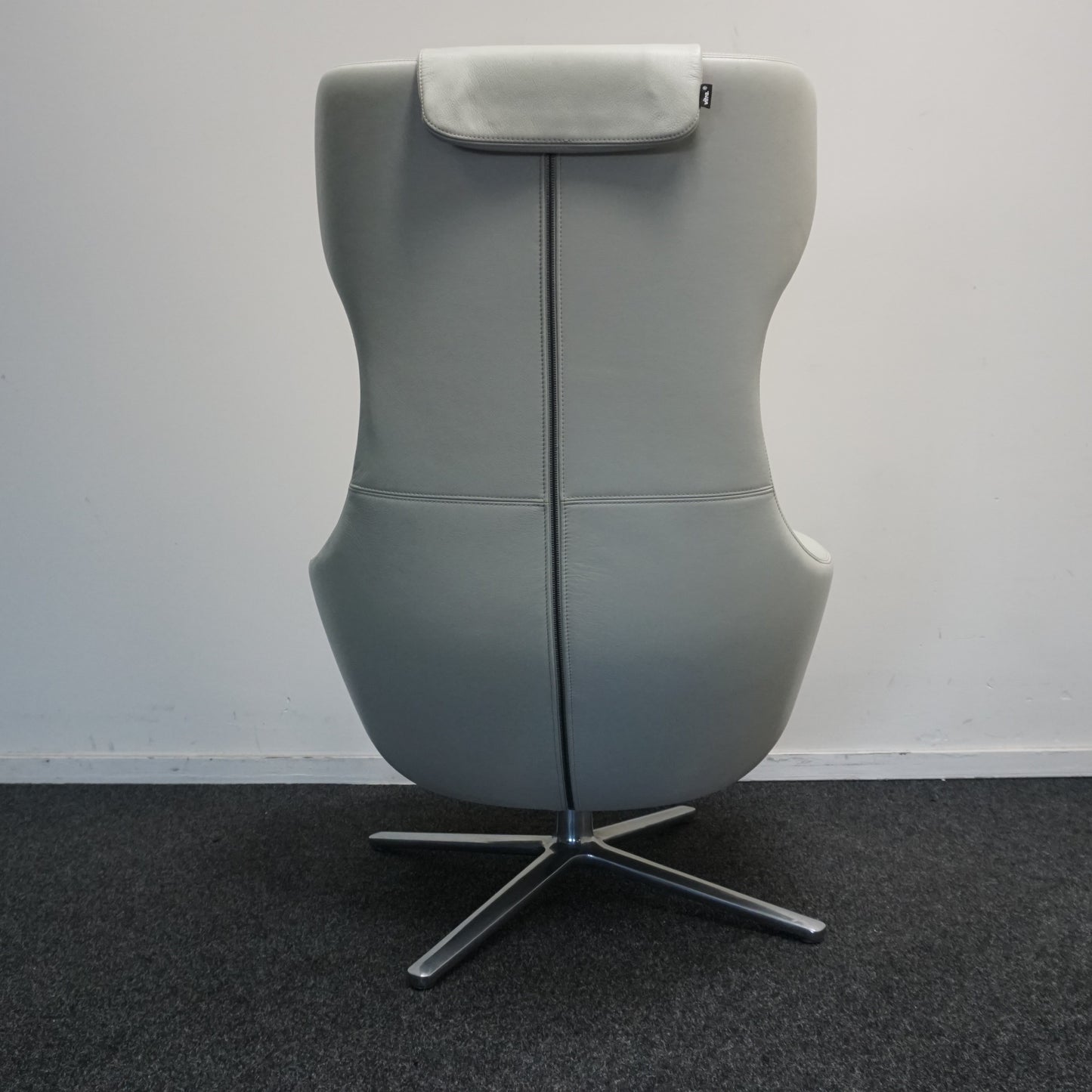 Vitra Grand Repos Design Fauteuil | Creme Wit Leer