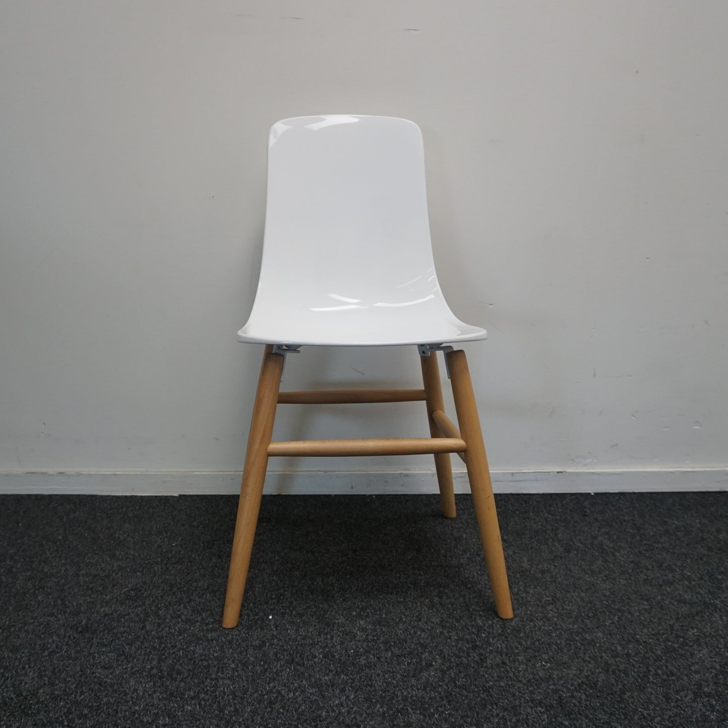 Softline Italia Pauline Design Stoel | Wit / Hout