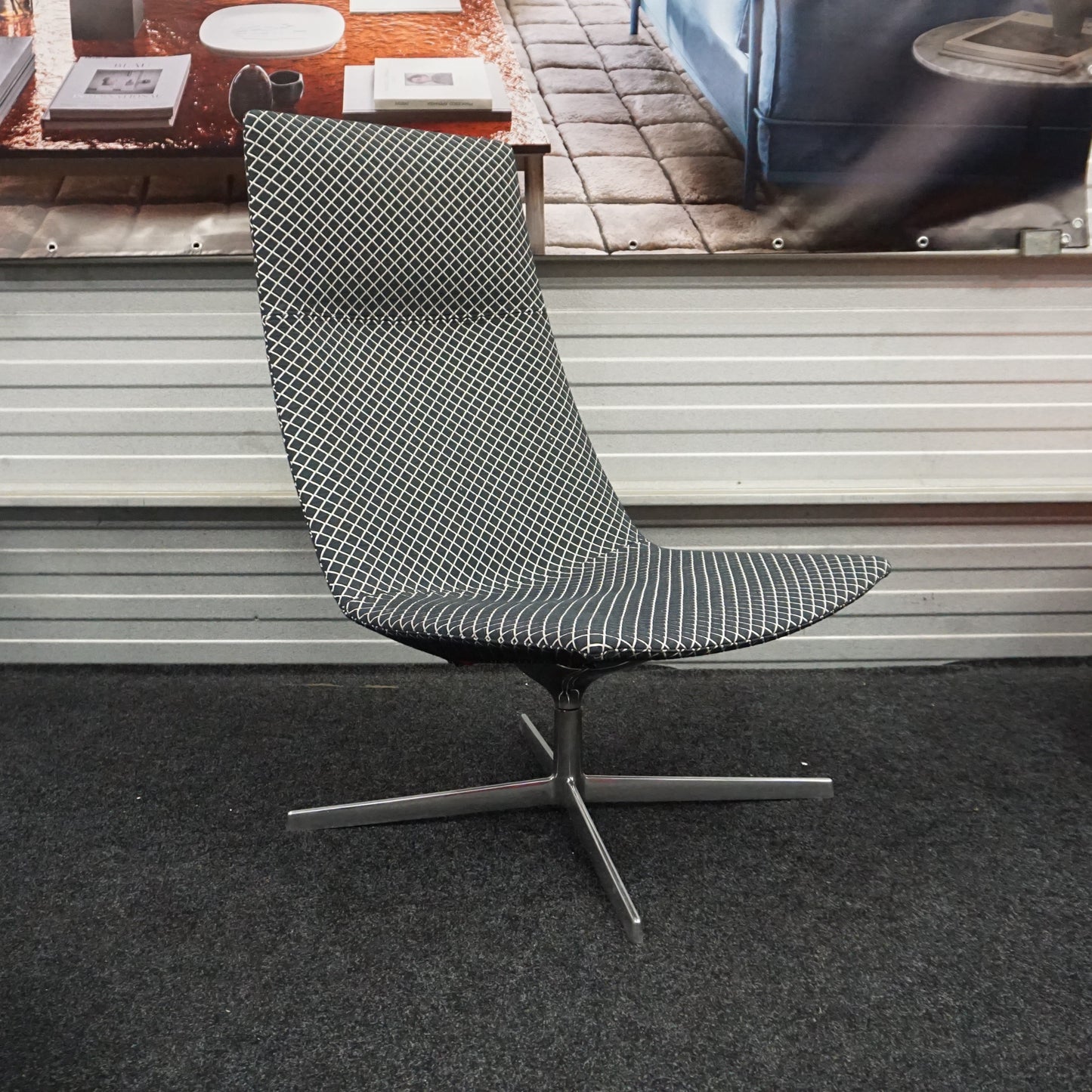 Arper Catifa 70 Design Fauteuil | Zwart / Grijs
