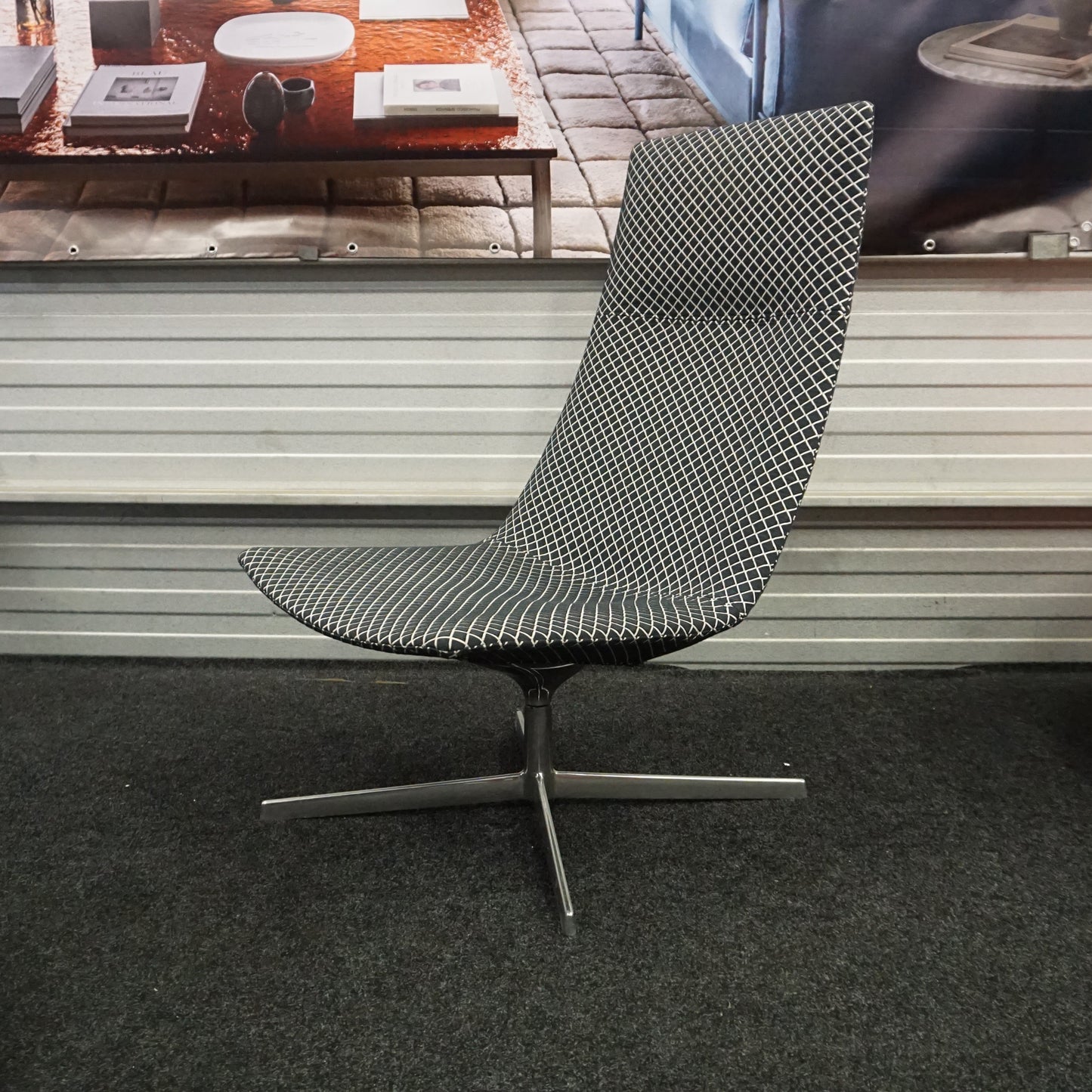 Arper Catifa 70 Design Fauteuil | Zwart / Grijs