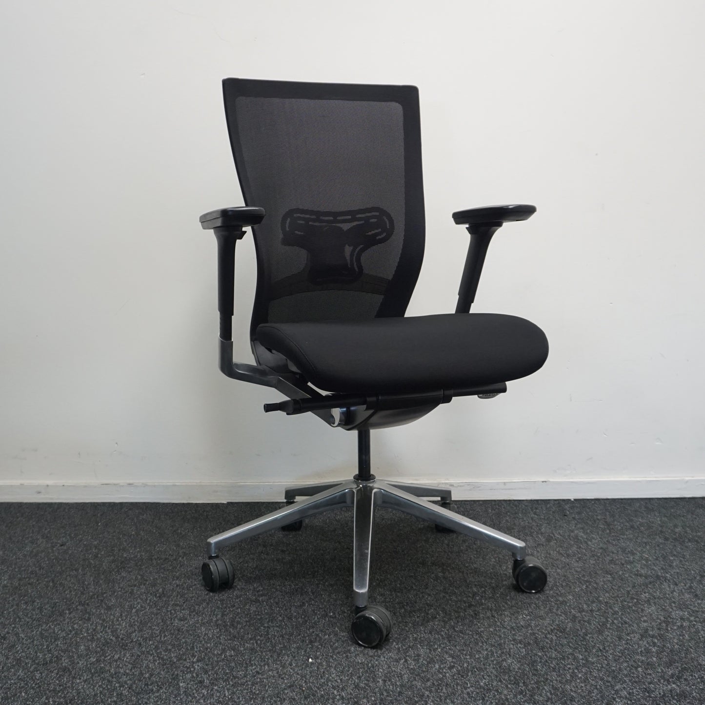 Sidiz T50 Bureaustoel | Zwart | Netweave | Lendensteun