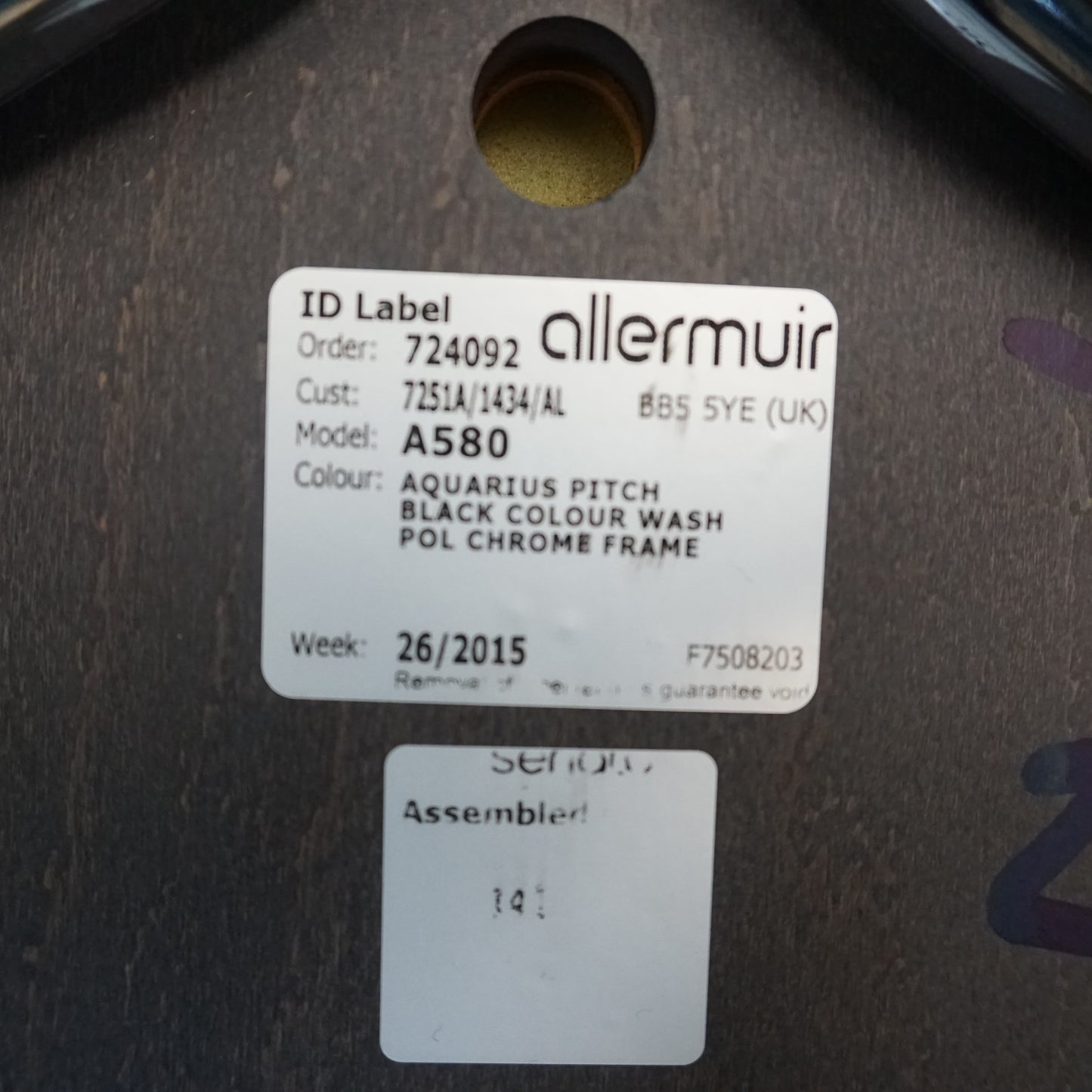 Allermuir A580 Mollie Design Stoel | Zwart / Zwart