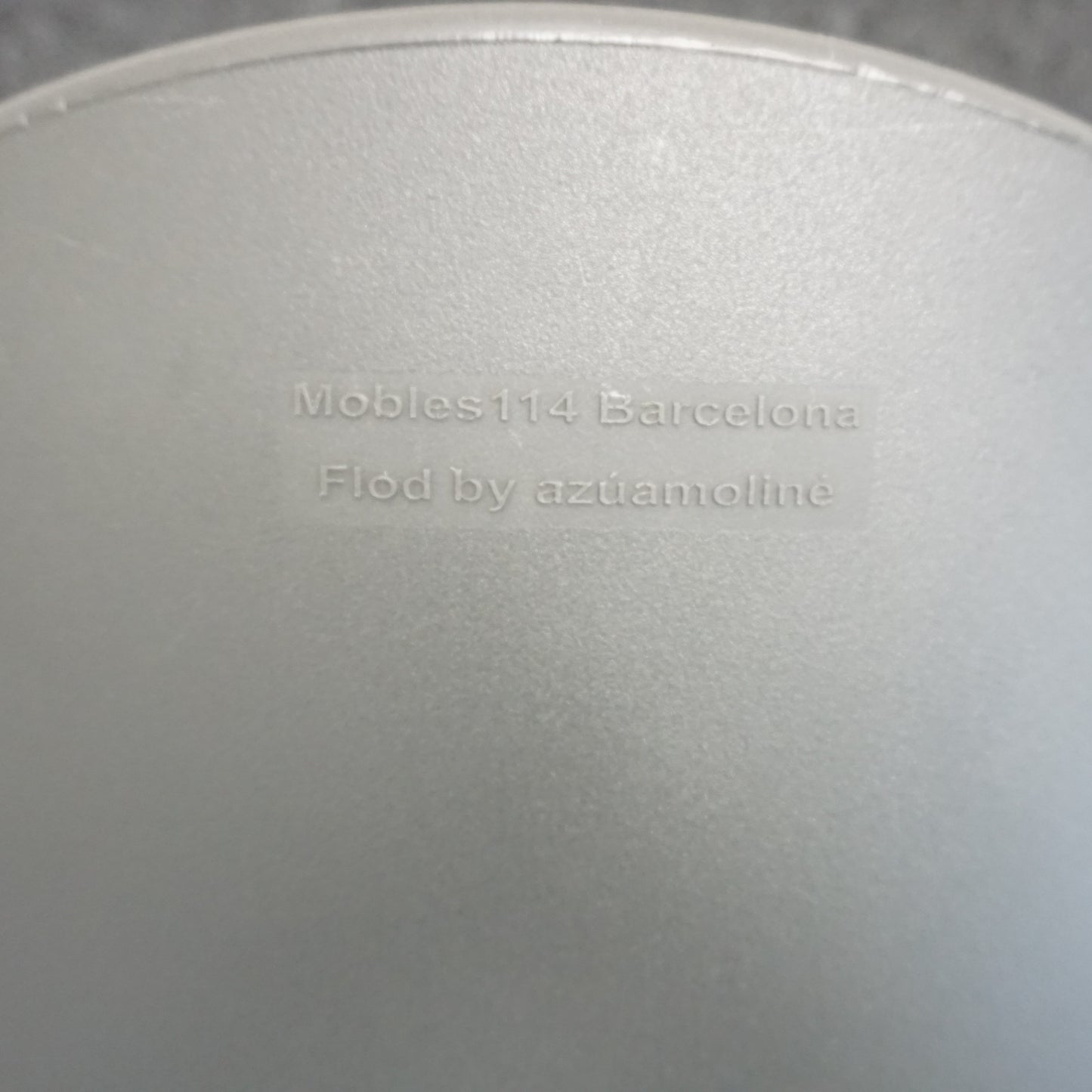 Mobles114 Barcelona Flod Design Barkruk | Antraciet | Zithoogte 77 cm