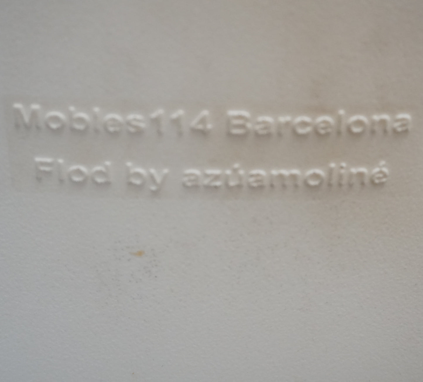 Mobles114 Barcelona Flod Design Barkruk | Wit | Zithoogte 77 cm