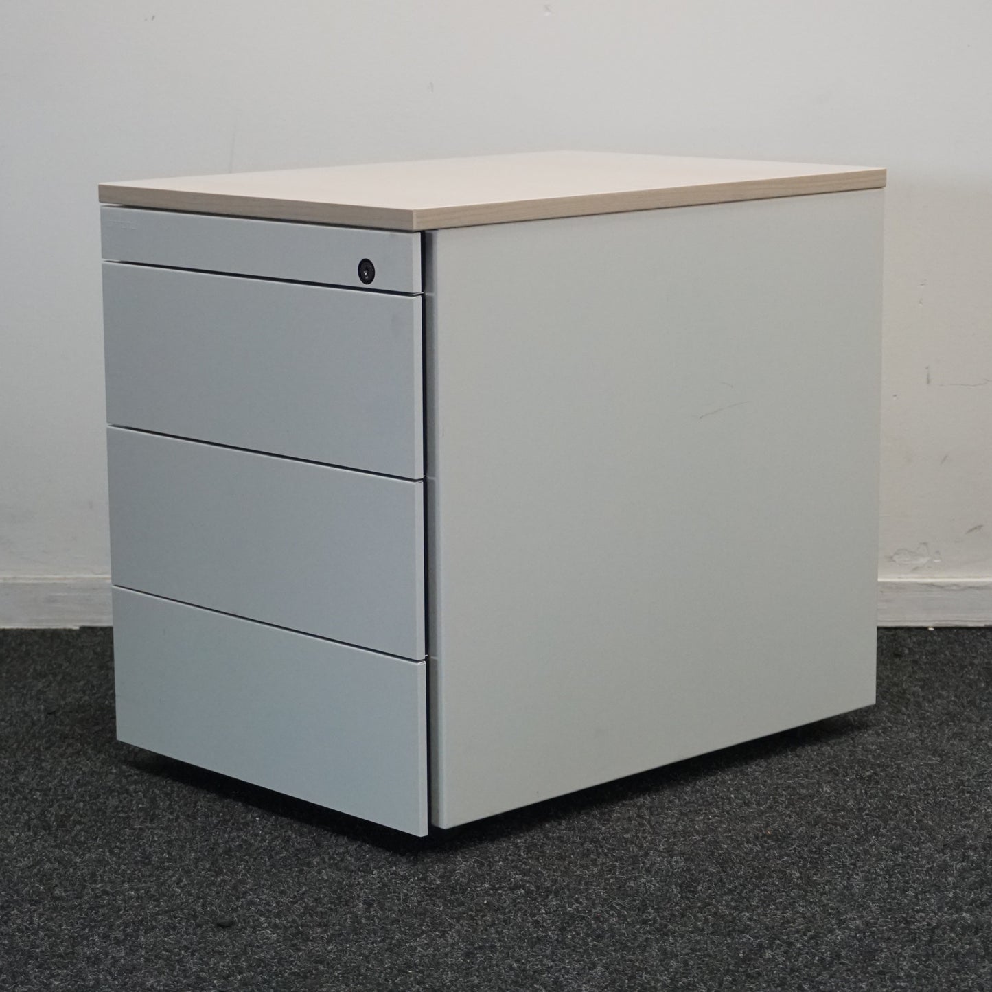 Ahrend Ladeblok | 55 x 42 x 60 cm | 4- lades | Wit | Ahorn blad