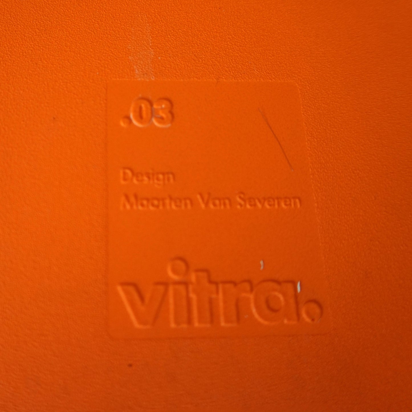 Vitra .03 Design Stoel | Oranje
