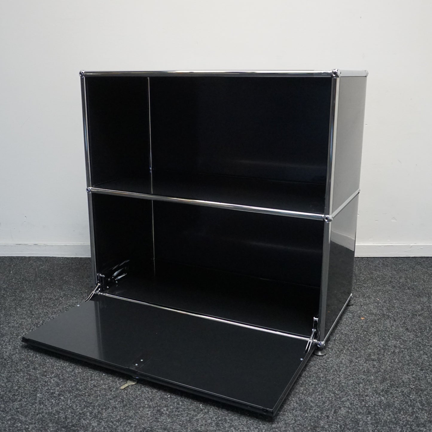 USM Haller Design Kast | Zwart | Dressoir | 74 x 75 x 35 cm