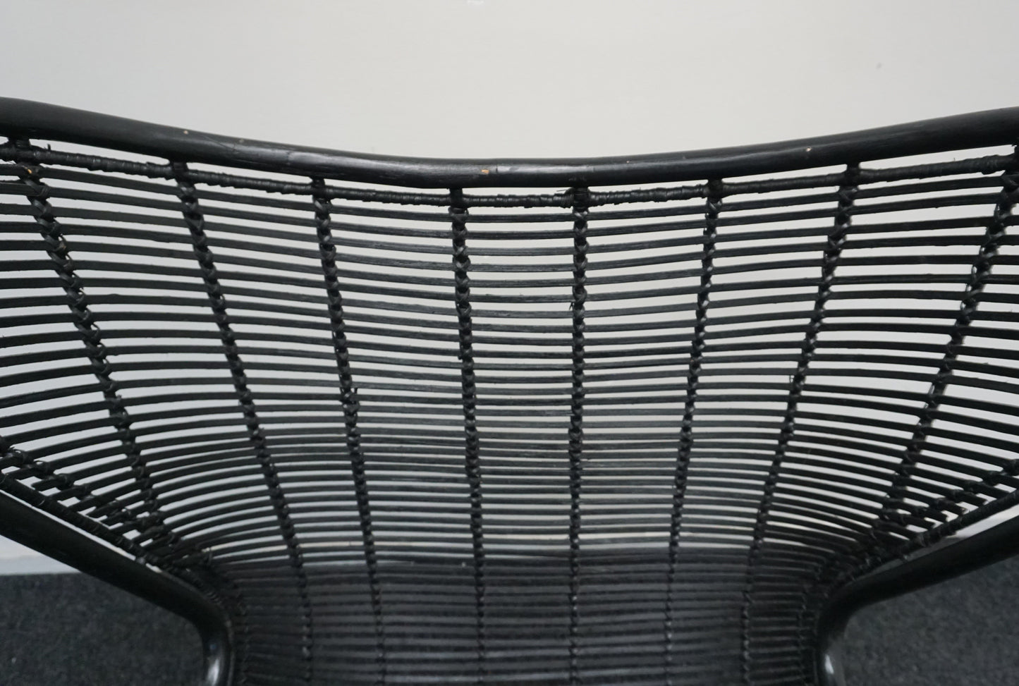 HKliving Rotan Egg chair Design Fauteuil | Zwart