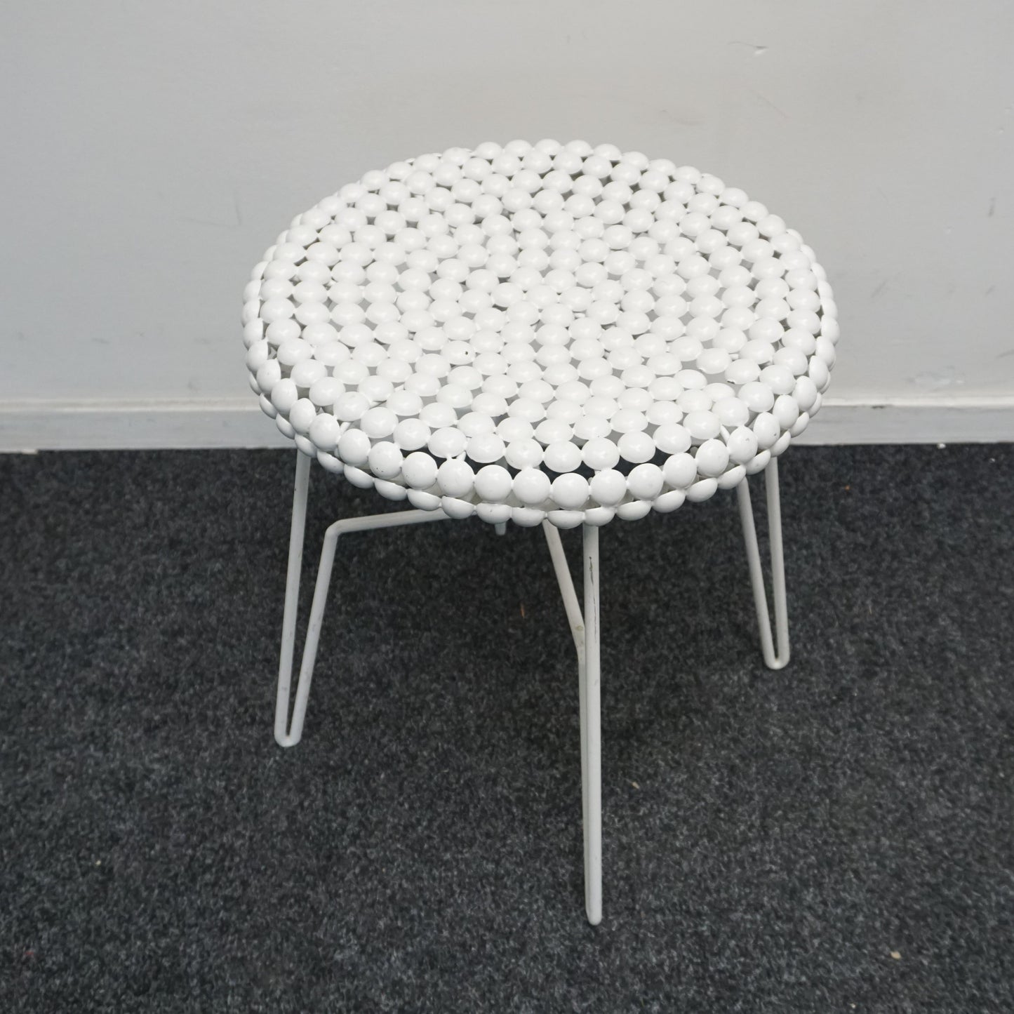 Design Bijzettafel | Wit | Metaal | 41 cm
