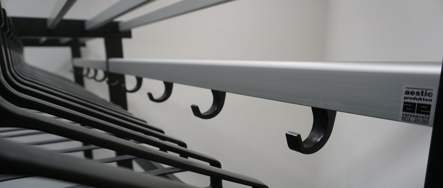 Van Esch Kapstok | 20 Hangers | 10 Haken | Garderobe Kapstok