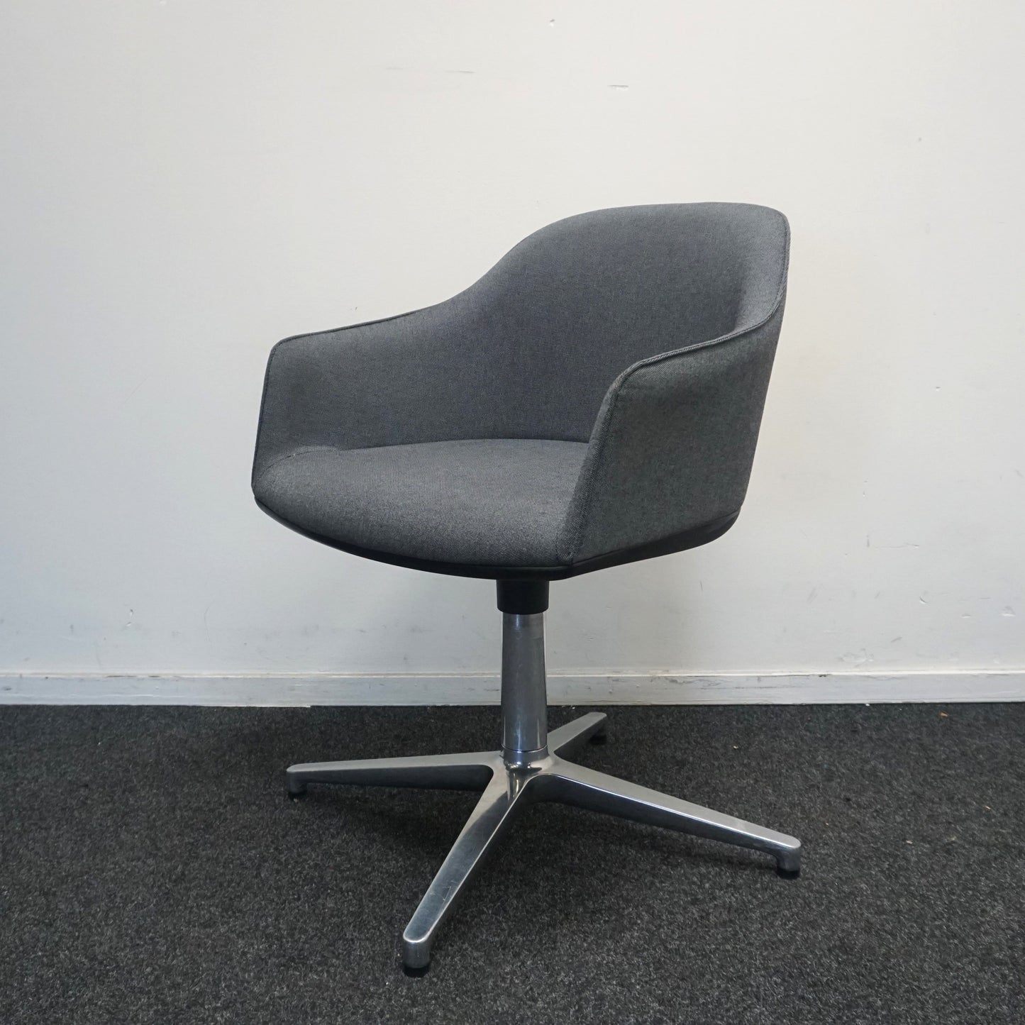 Vitra Softshell Design Vergaderstoel | Conferentiestoel | Grijs