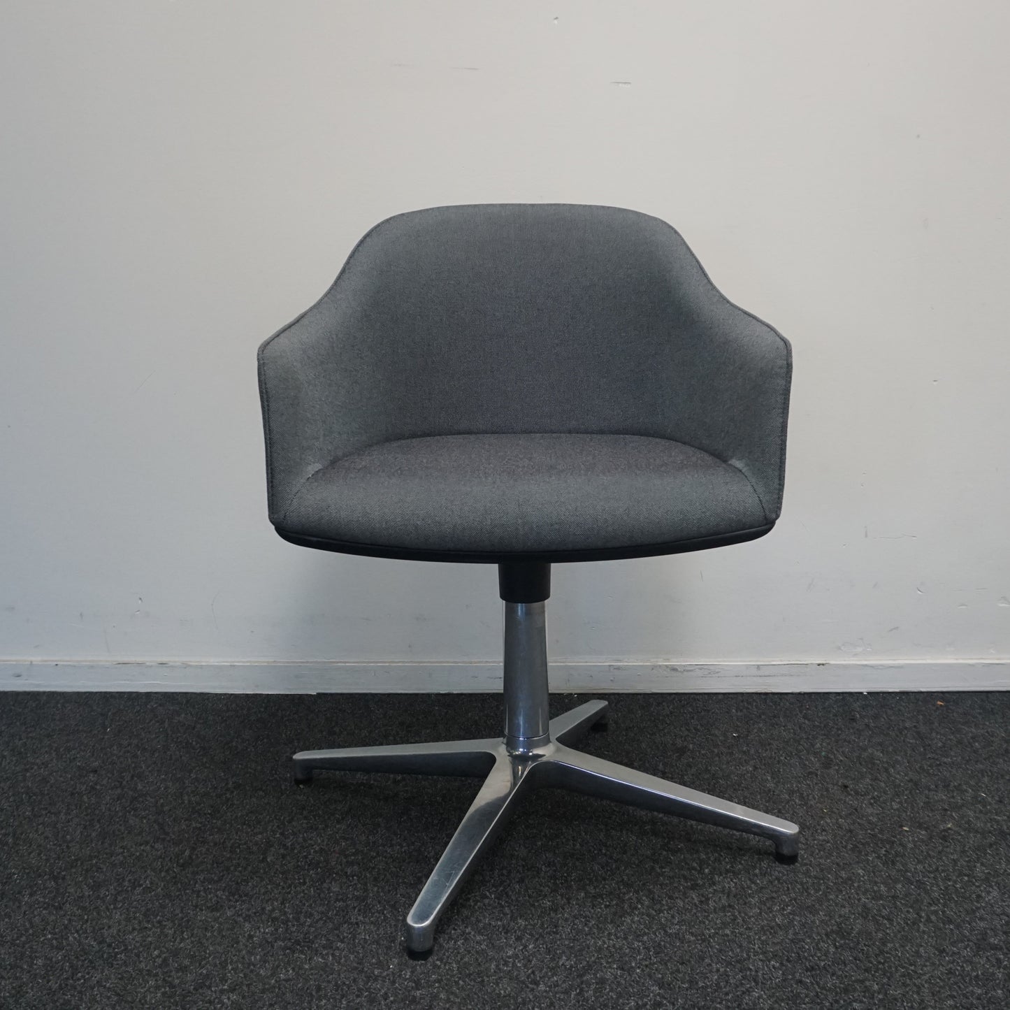 Vitra Softshell Design Vergaderstoel | Conferentiestoel | Grijs