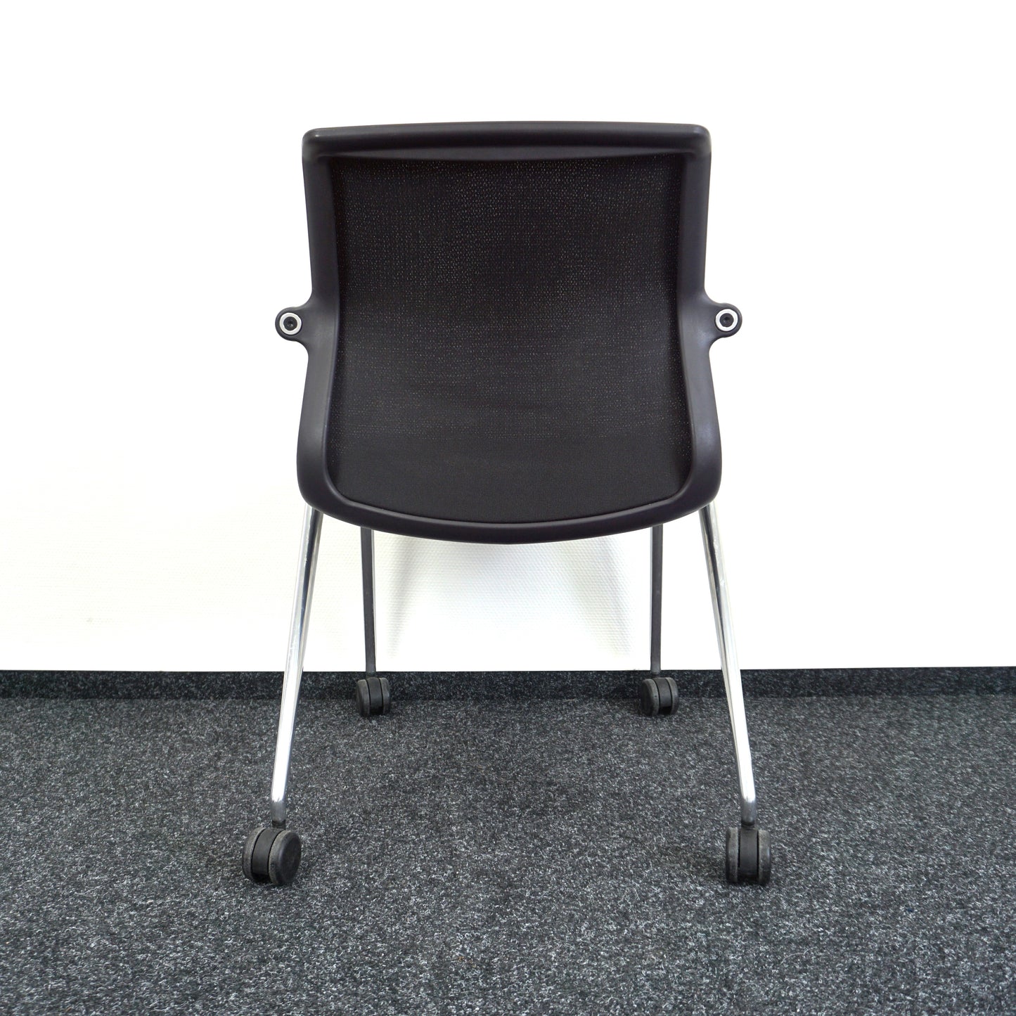 Vitra Unix Vergaderstoel | Conferentiestoel | Zwart | Verrijdbaar