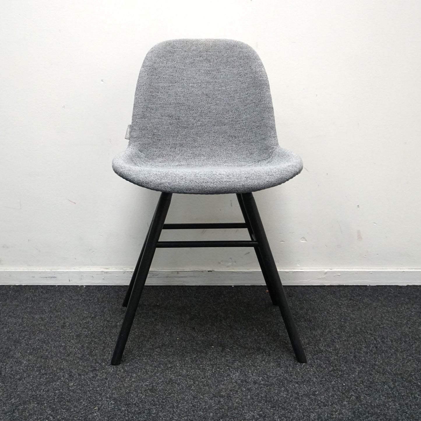 Zuiver Albert Kuip Soft Design Stoel | Lichtgrijze Stof