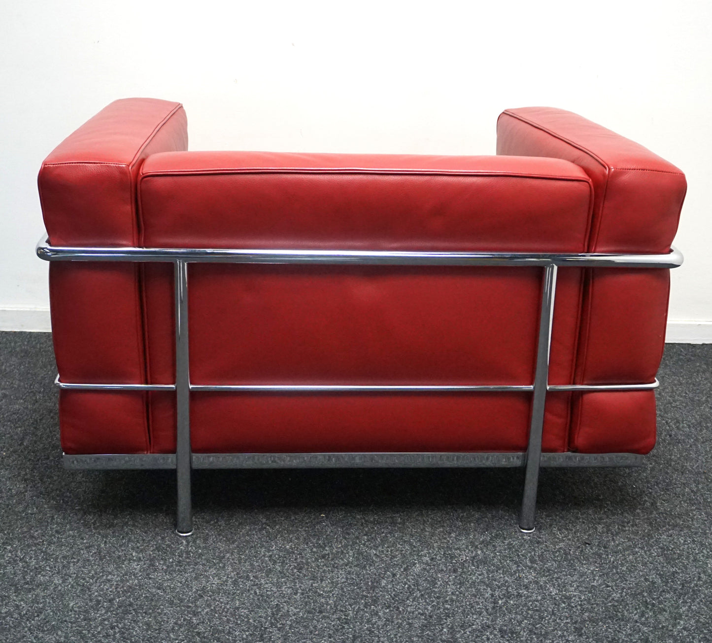 Cassina LC3 Grand Confort, Grand Modèle Design Fauteuil | Rood Leer